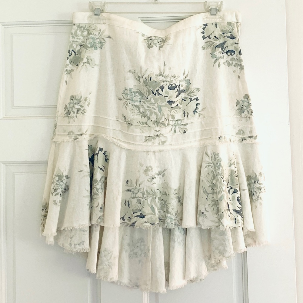 Urban Outfitters White floral skirt